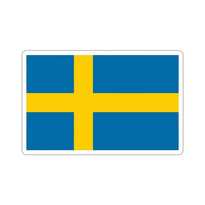 Flag of Sweden STICKER Vinyl Die-Cut Decal - The Sticker Space