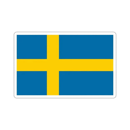 Flag of Sweden STICKER Vinyl Die-Cut Decal - The Sticker Space