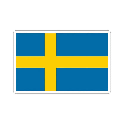 Flag of Sweden STICKER Vinyl Die-Cut Decal - The Sticker Space