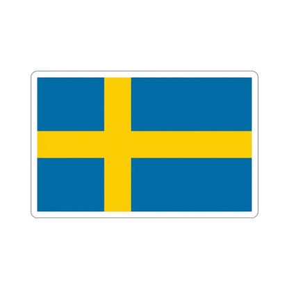 Flag of Sweden STICKER Vinyl Die-Cut Decal - The Sticker Space