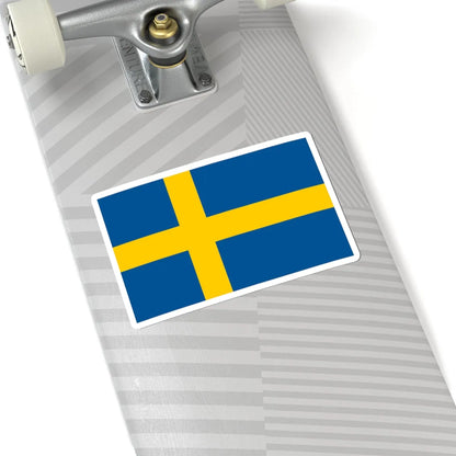 Flag of Sweden (Sweden) STICKER Vinyl Kiss-Cut Decal - The Sticker Space