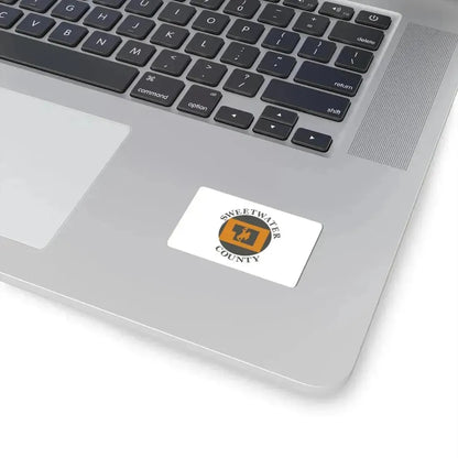 Flag of Sweetwater County Wyoming (United States) STICKER Vinyl Kiss-Cut Decal - The Sticker Space