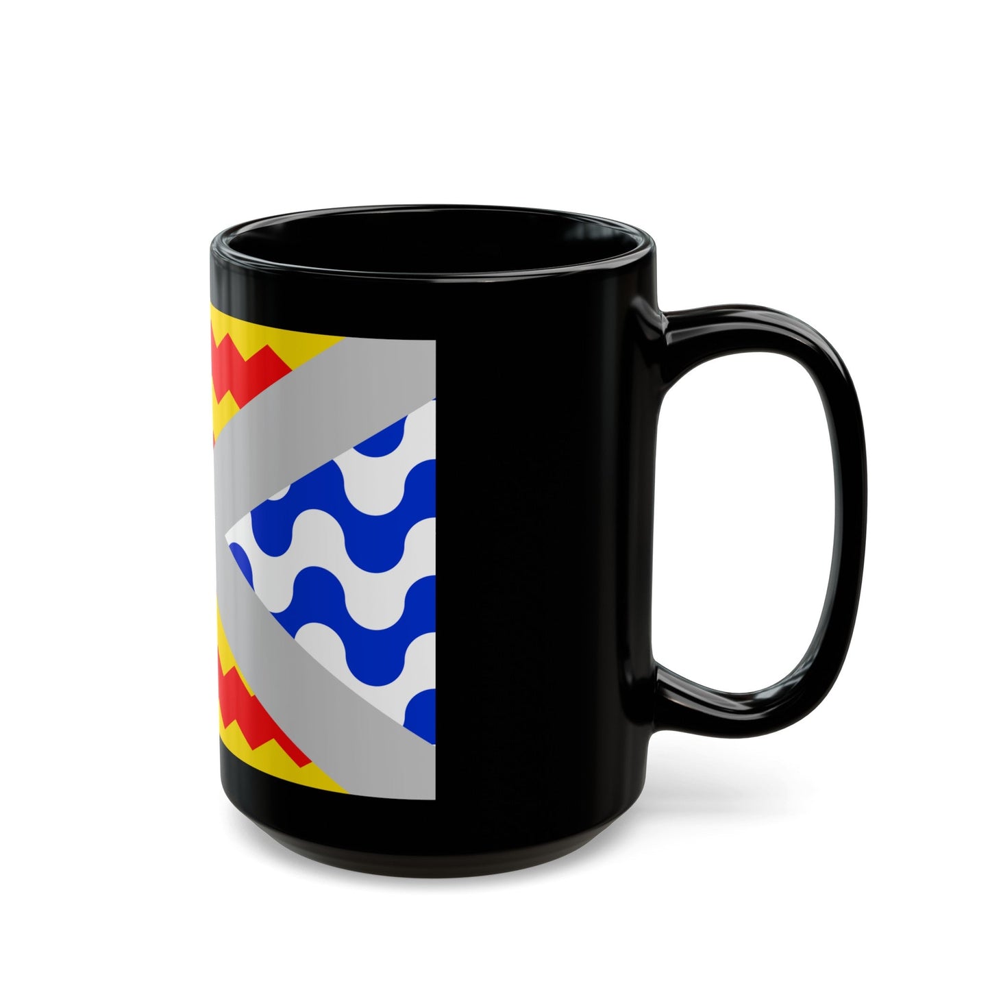 Flag of Swieqi Malta - Black Coffee Mug-The Sticker Space