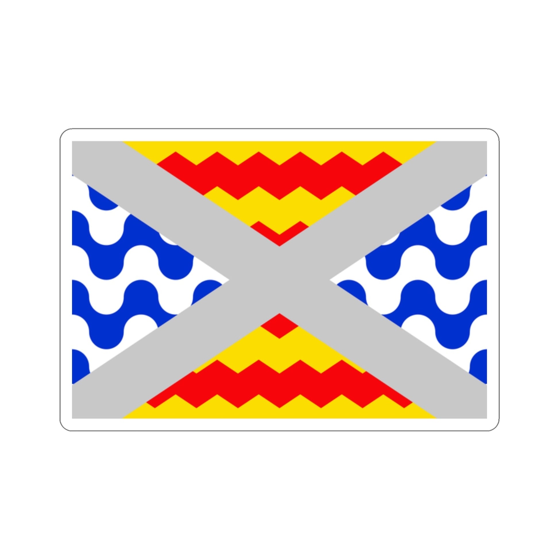 Flag of Swieqi Malta STICKER Vinyl Die-Cut Decal-2 Inch-The Sticker Space