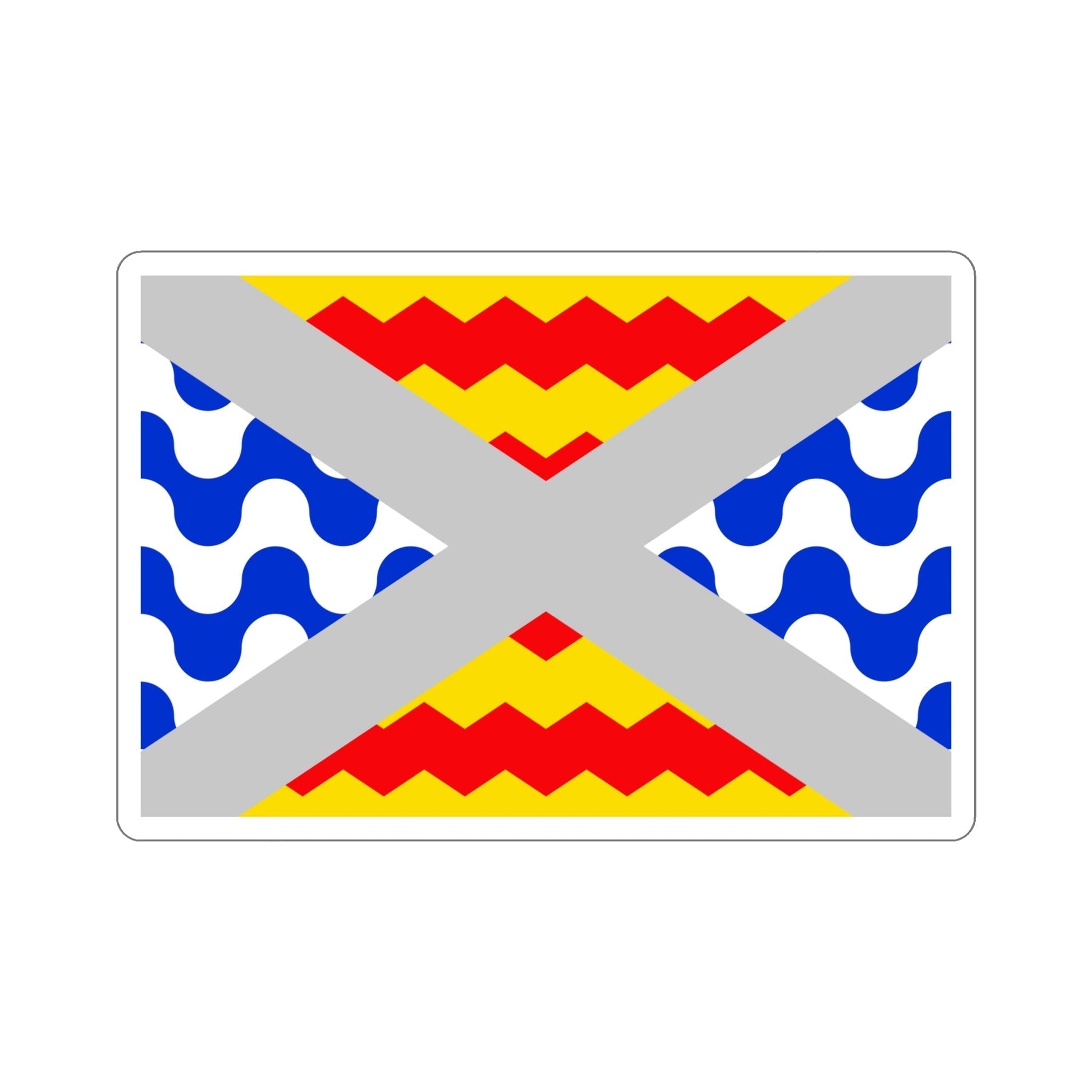 Flag of Swieqi Malta STICKER Vinyl Die-Cut Decal-6 Inch-The Sticker Space