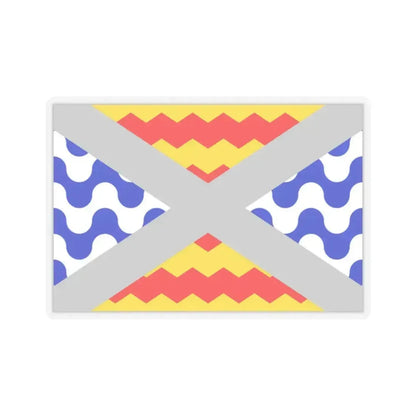 Flag of Swieqi Malta - STICKER Vinyl Kiss-Cut Decal 2 Inch Transparent - The Sticker Space