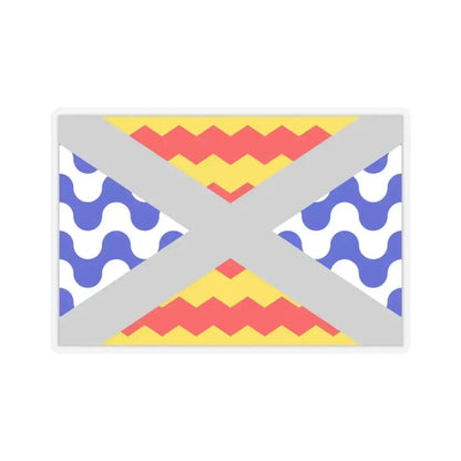 Flag of Swieqi Malta - STICKER Vinyl Kiss-Cut Decal 3 Inch Transparent - The Sticker Space