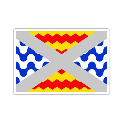 Flag of Swieqi Malta - STICKER Vinyl Kiss-Cut Decal 3 Inch White - The Sticker Space