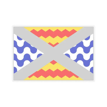 Flag of Swieqi Malta - STICKER Vinyl Kiss-Cut Decal 4 Inch Transparent - The Sticker Space