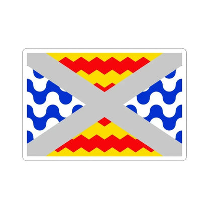Flag of Swieqi Malta - STICKER Vinyl Kiss-Cut Decal 4 Inch White - The Sticker Space