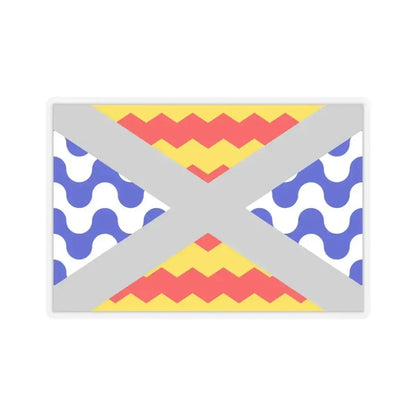 Flag of Swieqi Malta - STICKER Vinyl Kiss-Cut Decal 6 Inch Transparent - The Sticker Space