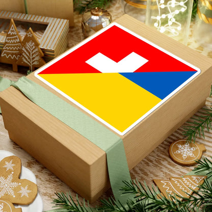 Flag of Switzerland and Ukraine (Switzerland) STICKER Vinyl Kiss-Cut Decal - The Sticker Space