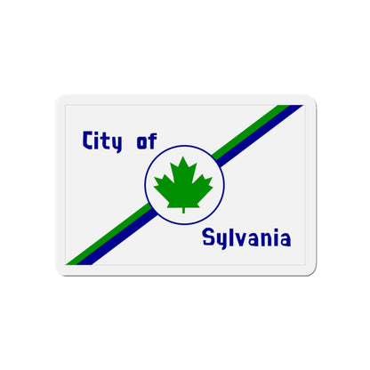 Flag of Sylvania Ohio - Die-Cut Magnet-4" x 4"-The Sticker Space