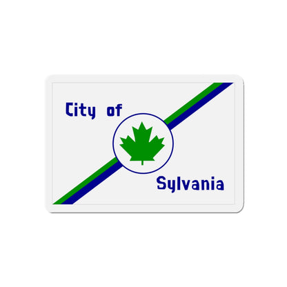 Flag of Sylvania Ohio - Die-Cut Magnet-5" x 5"-The Sticker Space