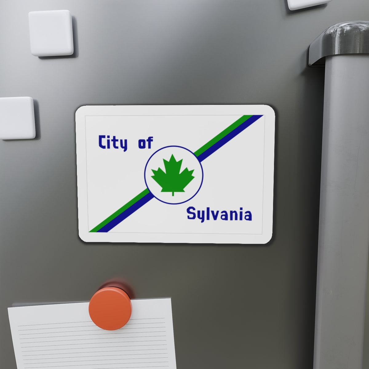 Flag of Sylvania Ohio - Die-Cut Magnet-The Sticker Space