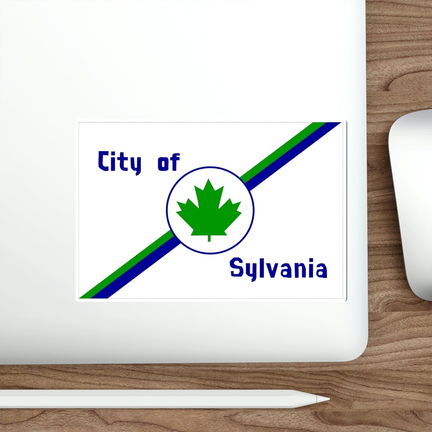 Flag of Sylvania Ohio USA STICKER Vinyl Die-Cut Decal-The Sticker Space