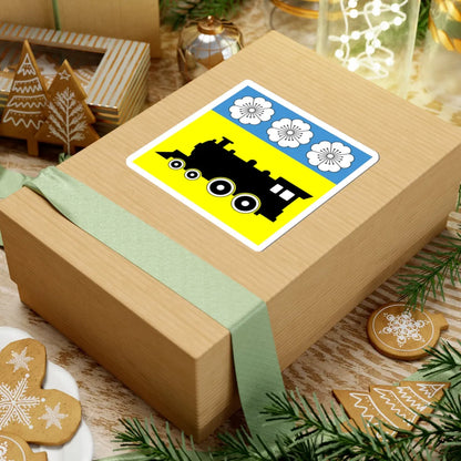 Flag of Synelnykove (Ukraine) STICKER Vinyl Kiss-Cut Decal - The Sticker Space