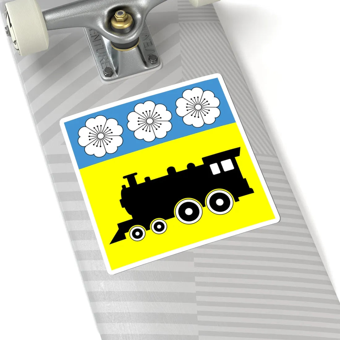 Flag of Synelnykove (Ukraine) STICKER Vinyl Kiss-Cut Decal - The Sticker Space