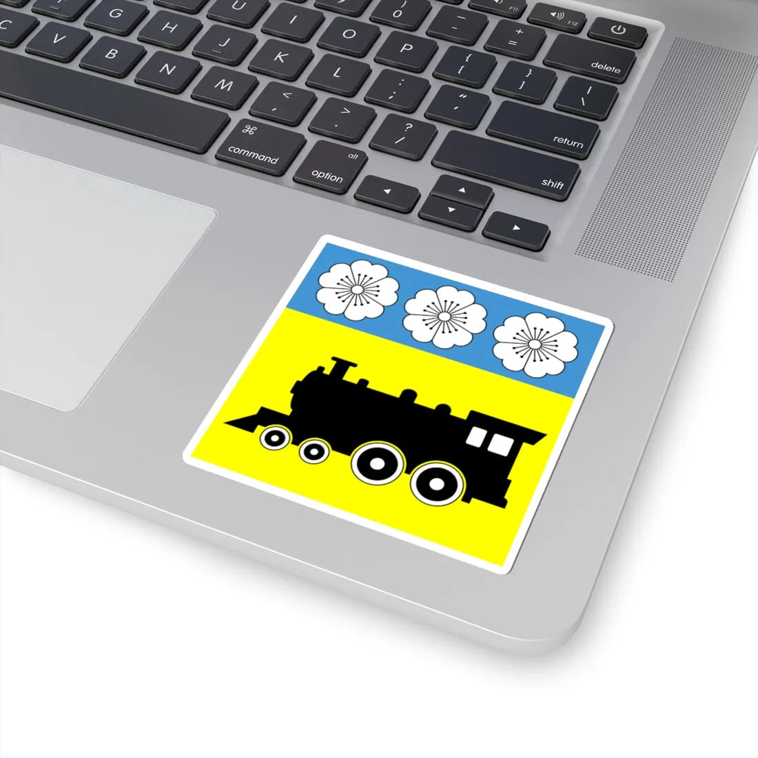 Flag of Synelnykove (Ukraine) STICKER Vinyl Kiss-Cut Decal - The Sticker Space