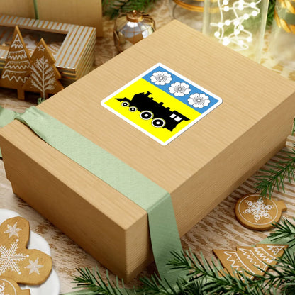 Flag of Synelnykove (Ukraine) STICKER Vinyl Kiss-Cut Decal - The Sticker Space