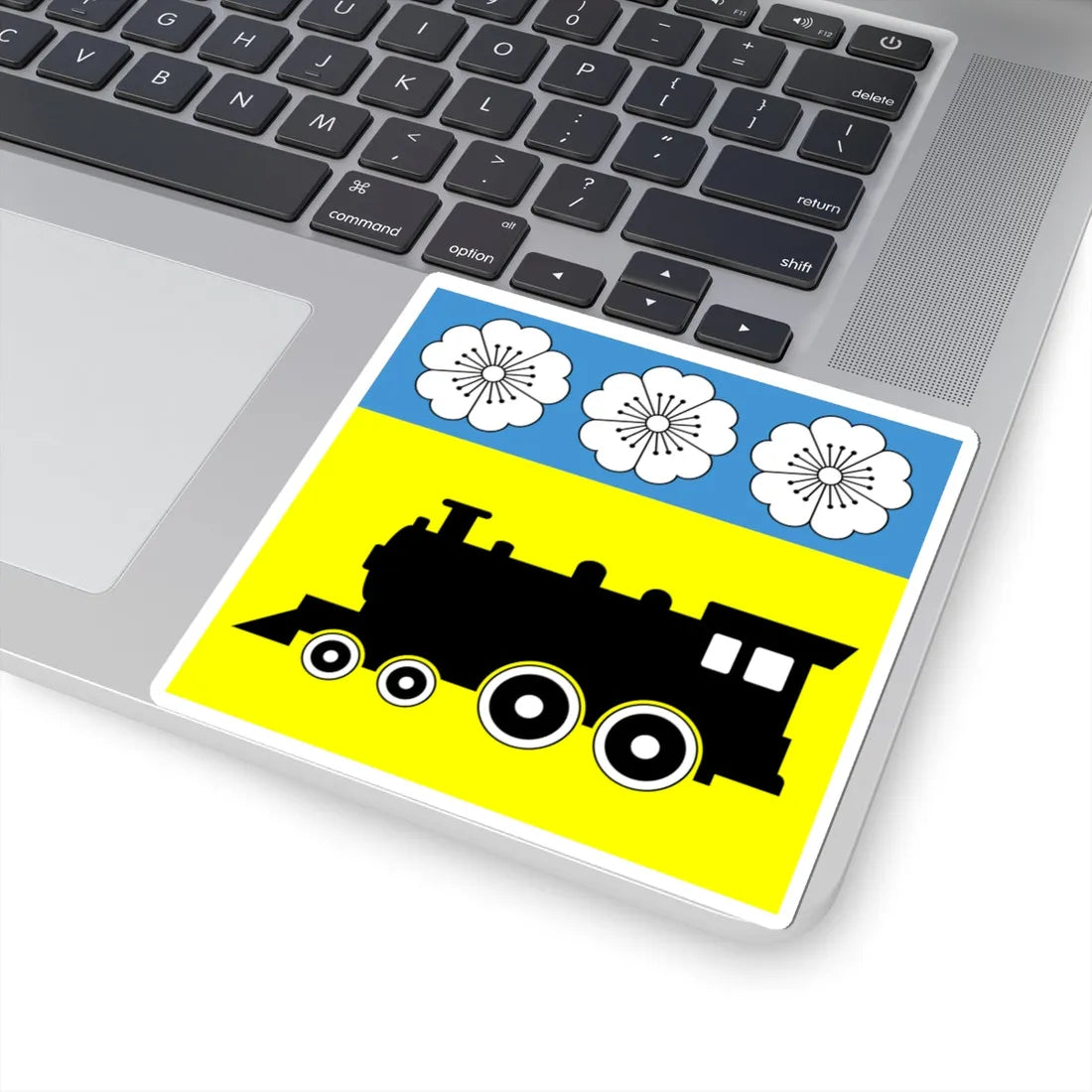 Flag of Synelnykove (Ukraine) STICKER Vinyl Kiss-Cut Decal - The Sticker Space