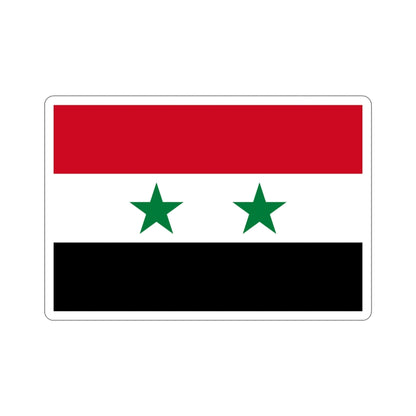 Flag of Syria STICKER Vinyl Die-Cut Decal-4 Inch-The Sticker Space