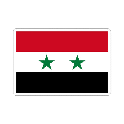 Flag of Syria STICKER Vinyl Die-Cut Decal-4 Inch-The Sticker Space