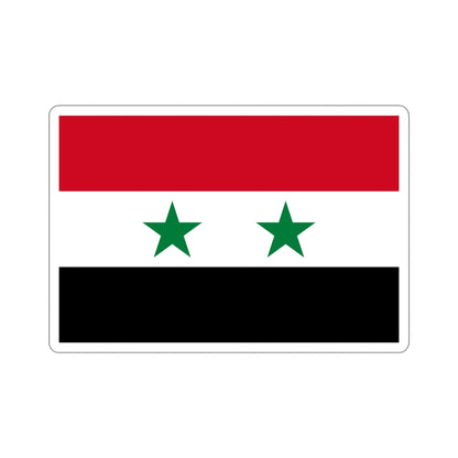 Flag of Syria STICKER Vinyl Die-Cut Decal-5 Inch-The Sticker Space