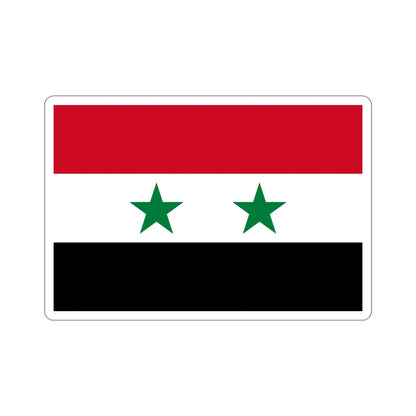 Flag of Syria STICKER Vinyl Die-Cut Decal-6 Inch-The Sticker Space