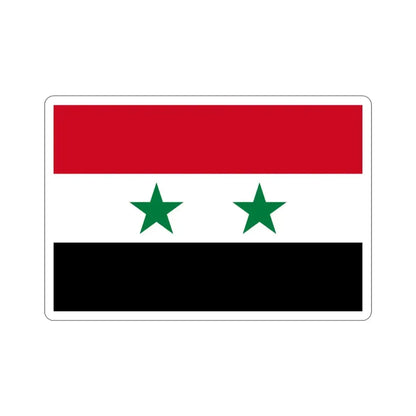 Flag of Syria STICKER Vinyl Die-Cut Decal - The Sticker Space