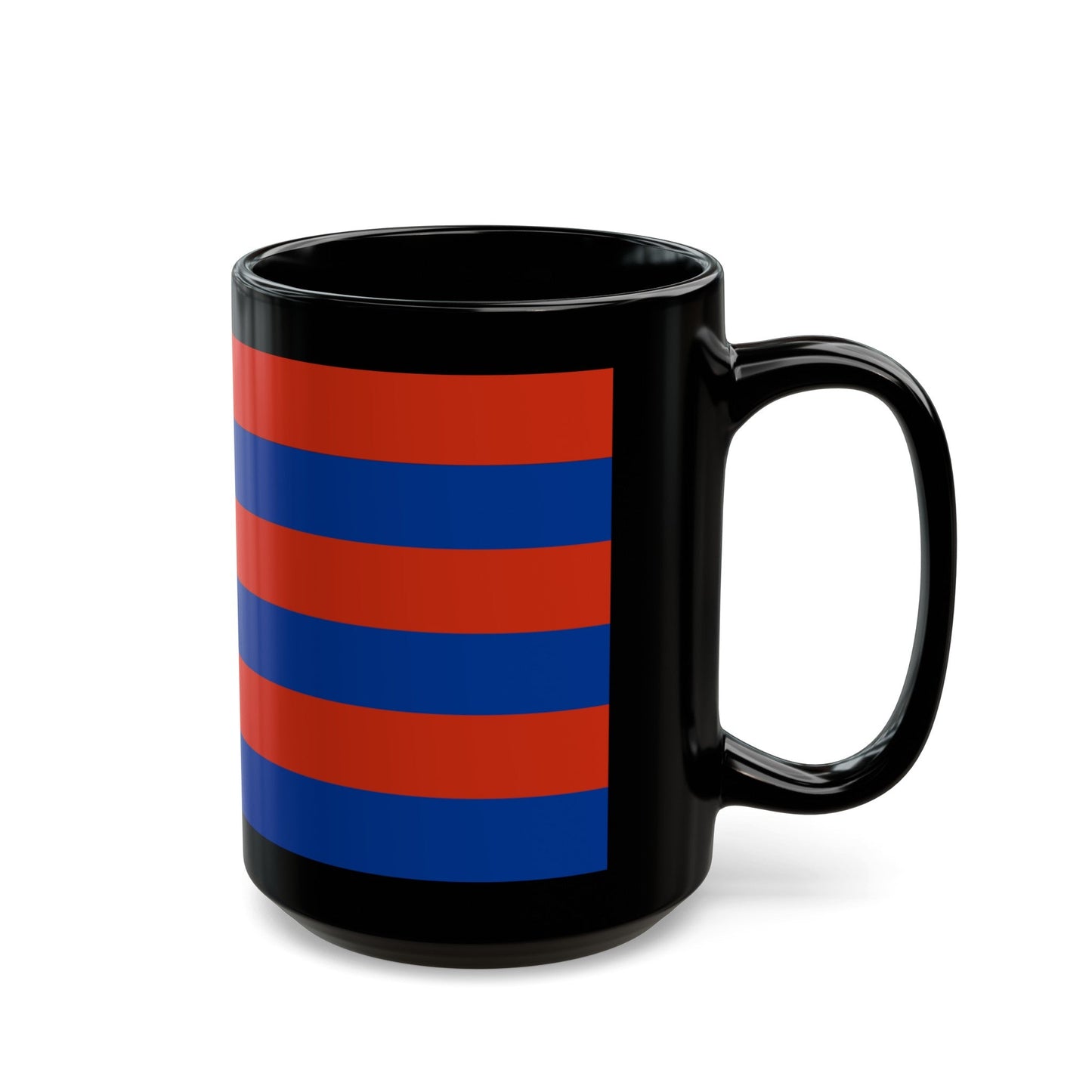 Flag of Szczecin Poland - Black Coffee Mug-The Sticker Space