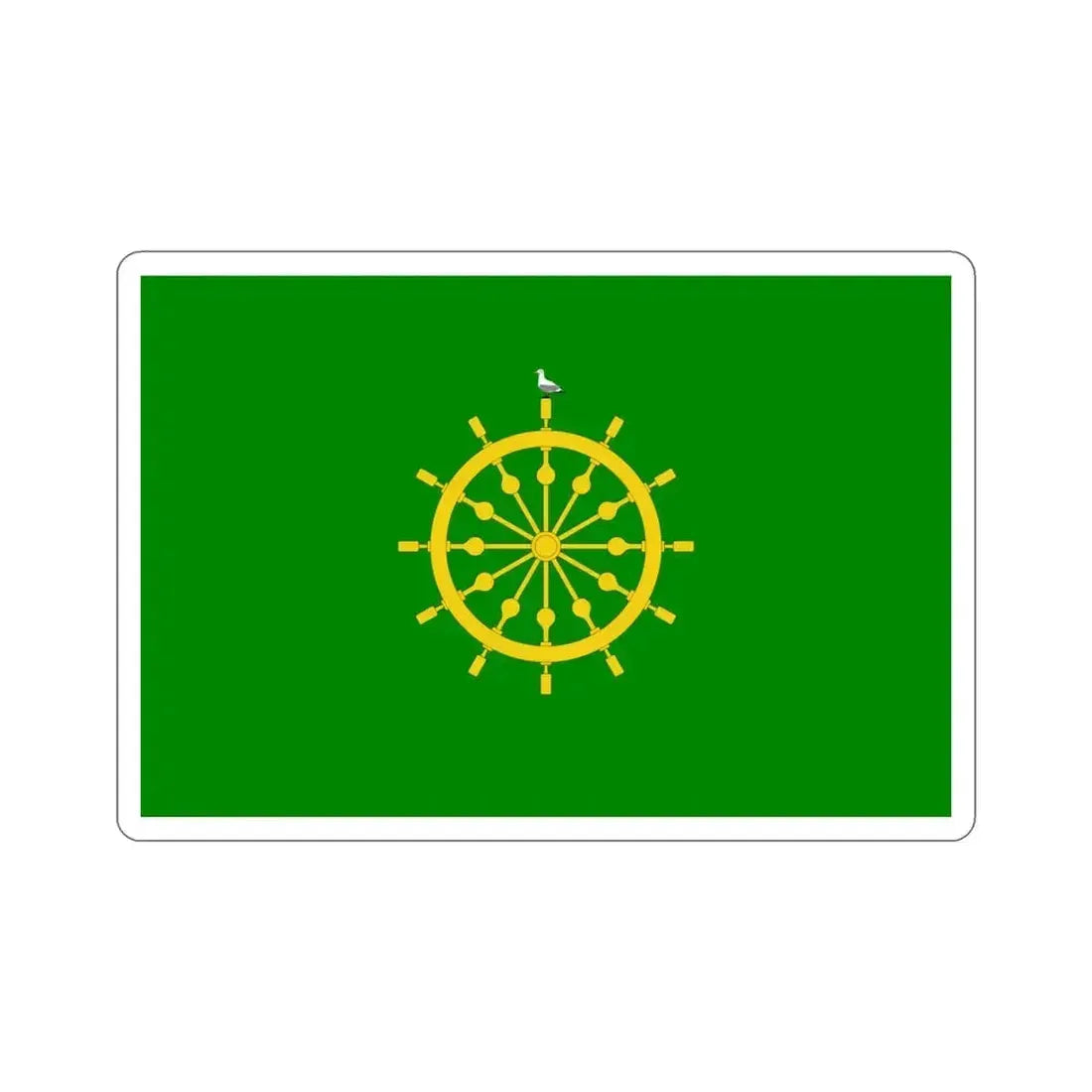 Flag of Ta' Xbiex Malta STICKER Vinyl Die-Cut Decal 4 Inch - The Sticker Space