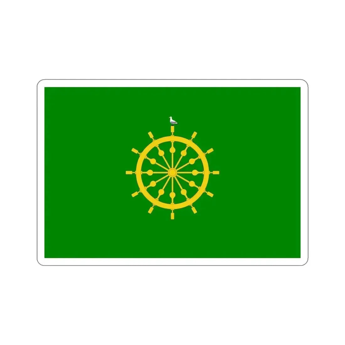 Flag of Ta' Xbiex Malta STICKER Vinyl Die-Cut Decal 6 Inch - The Sticker Space