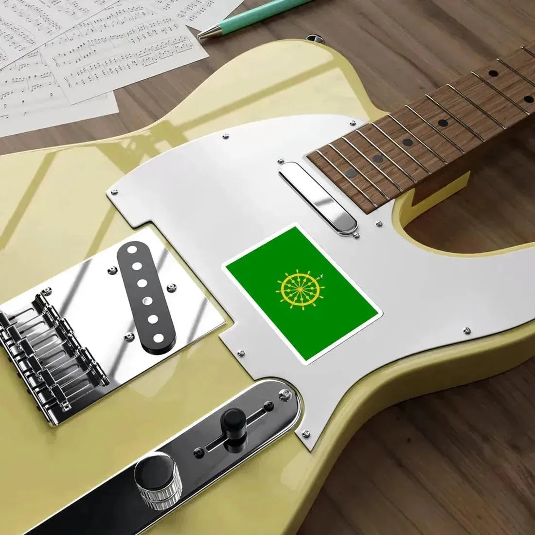 Flag of Ta' Xbiex Malta STICKER Vinyl Die-Cut Decal - The Sticker Space