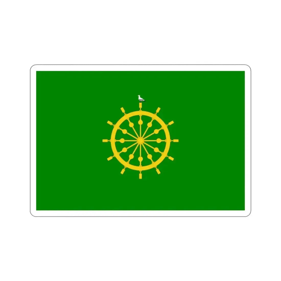 Flag of Ta' Xbiex Malta STICKER Vinyl Die-Cut Decal - The Sticker Space