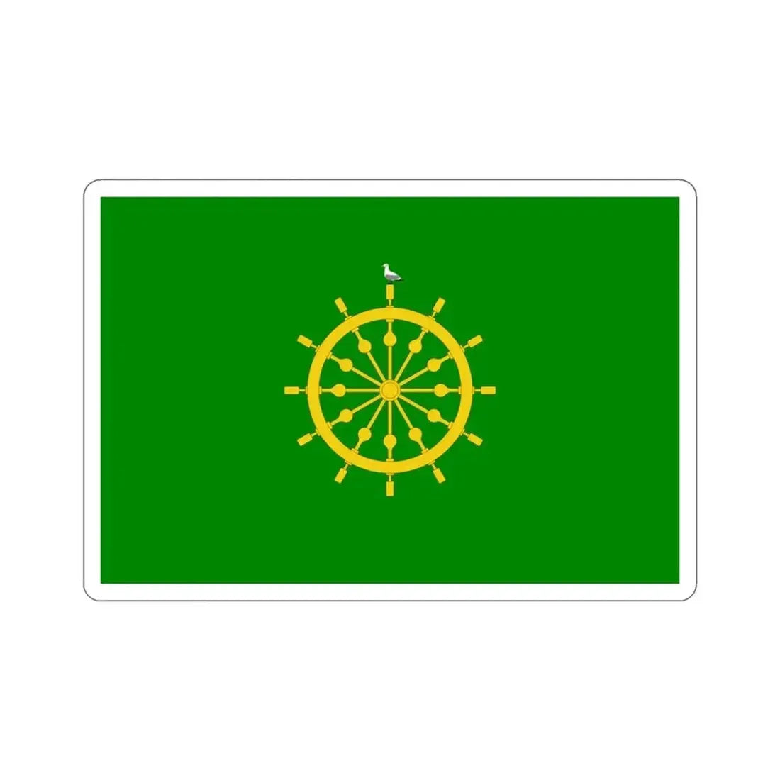 Flag of Ta' Xbiex Malta STICKER Vinyl Die-Cut Decal - The Sticker Space