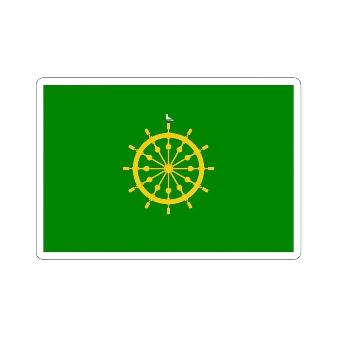 Flag of Ta' Xbiex Malta STICKER Vinyl Die-Cut Decal - The Sticker Space