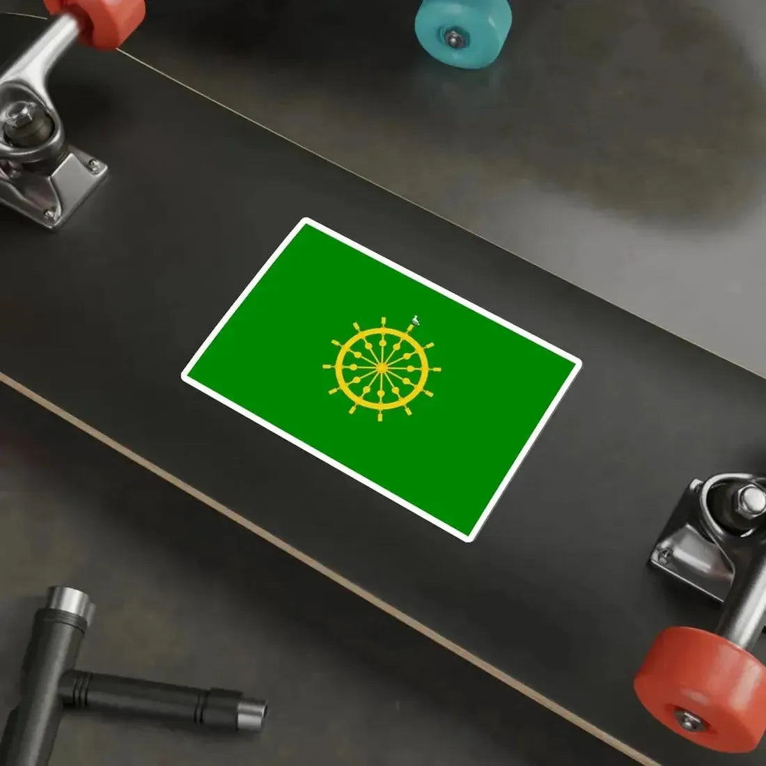 Flag of Ta' Xbiex Malta STICKER Vinyl Die-Cut Decal - The Sticker Space