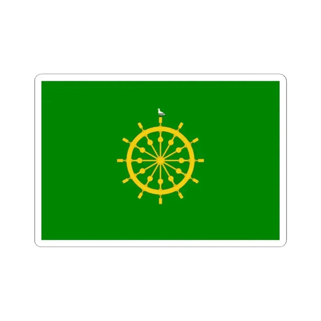 Flag of Ta' Xbiex Malta - STICKER Vinyl Kiss-Cut Decal 2 Inch White - The Sticker Space