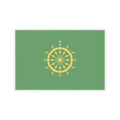 Flag of Ta' Xbiex Malta - STICKER Vinyl Kiss-Cut Decal 6 Inch Transparent - The Sticker Space