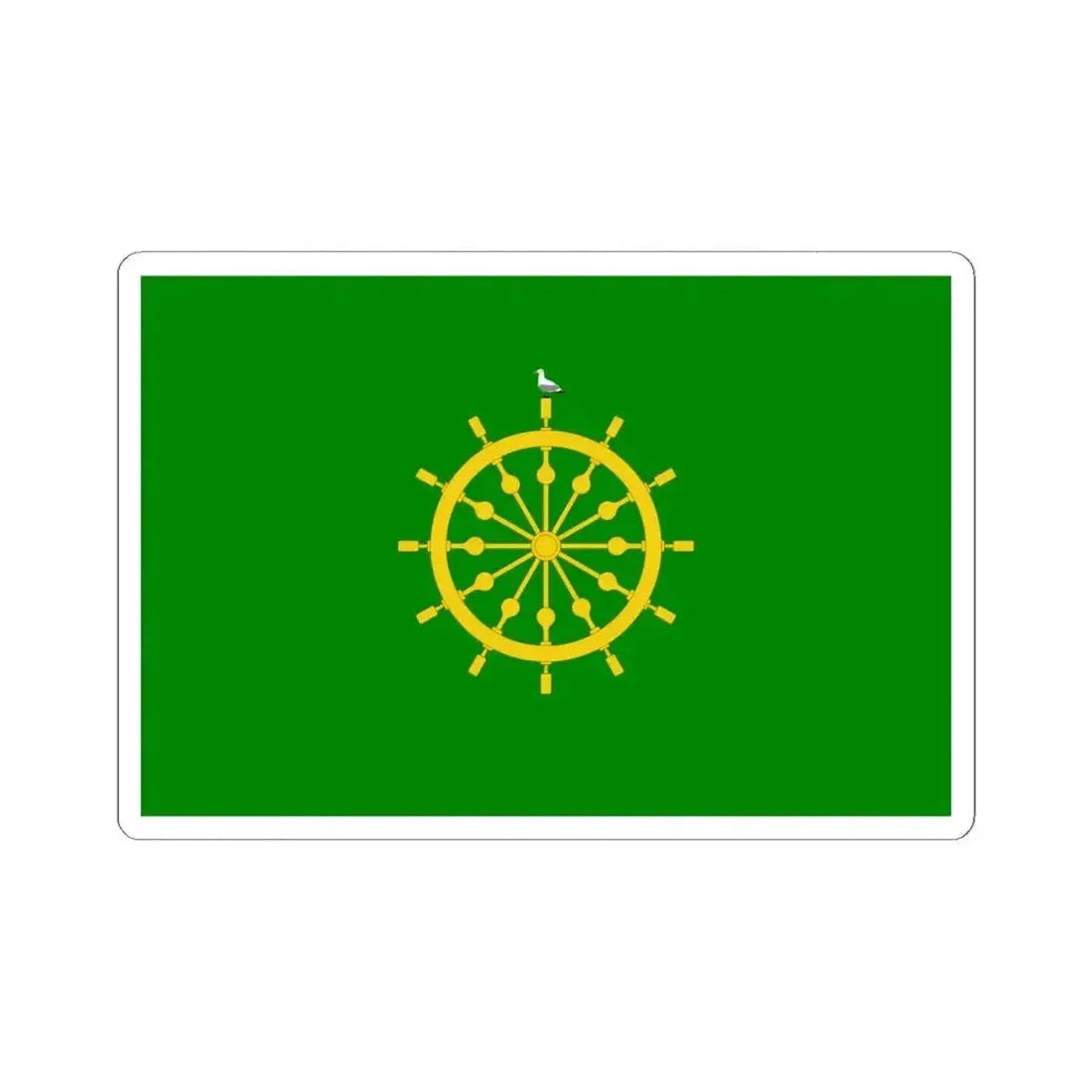 Flag of Ta' Xbiex Malta - STICKER Vinyl Kiss-Cut Decal 6 Inch White - The Sticker Space