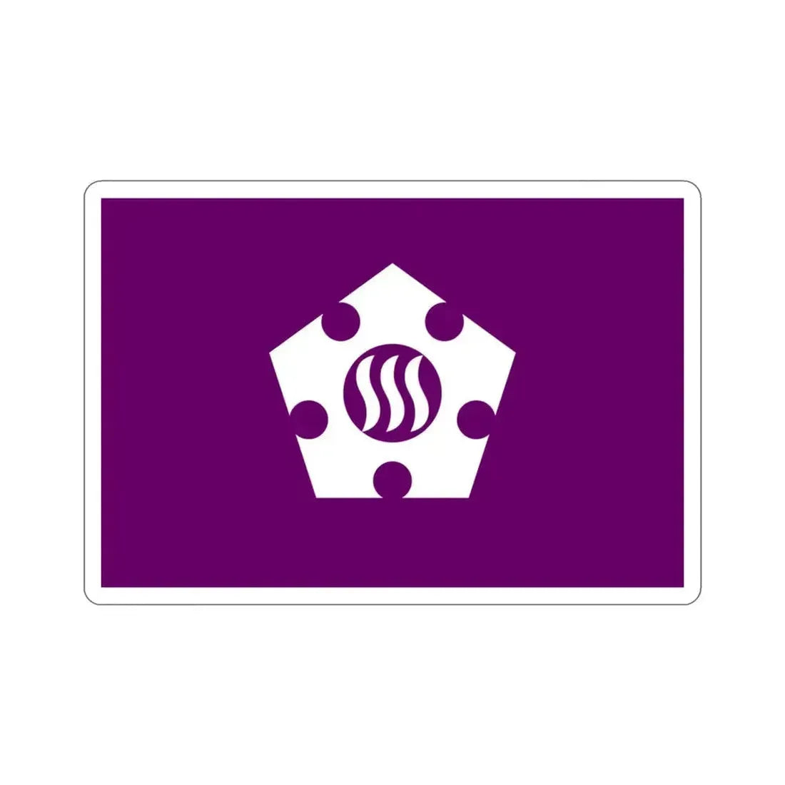 Flag of Tachikawa Tokyo Japan STICKER Vinyl Die-Cut Decal 3 Inch - The Sticker Space