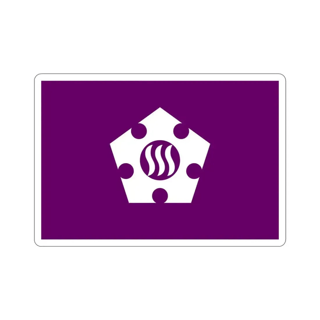 Flag of Tachikawa Tokyo Japan STICKER Vinyl Die-Cut Decal 4 Inch - The Sticker Space