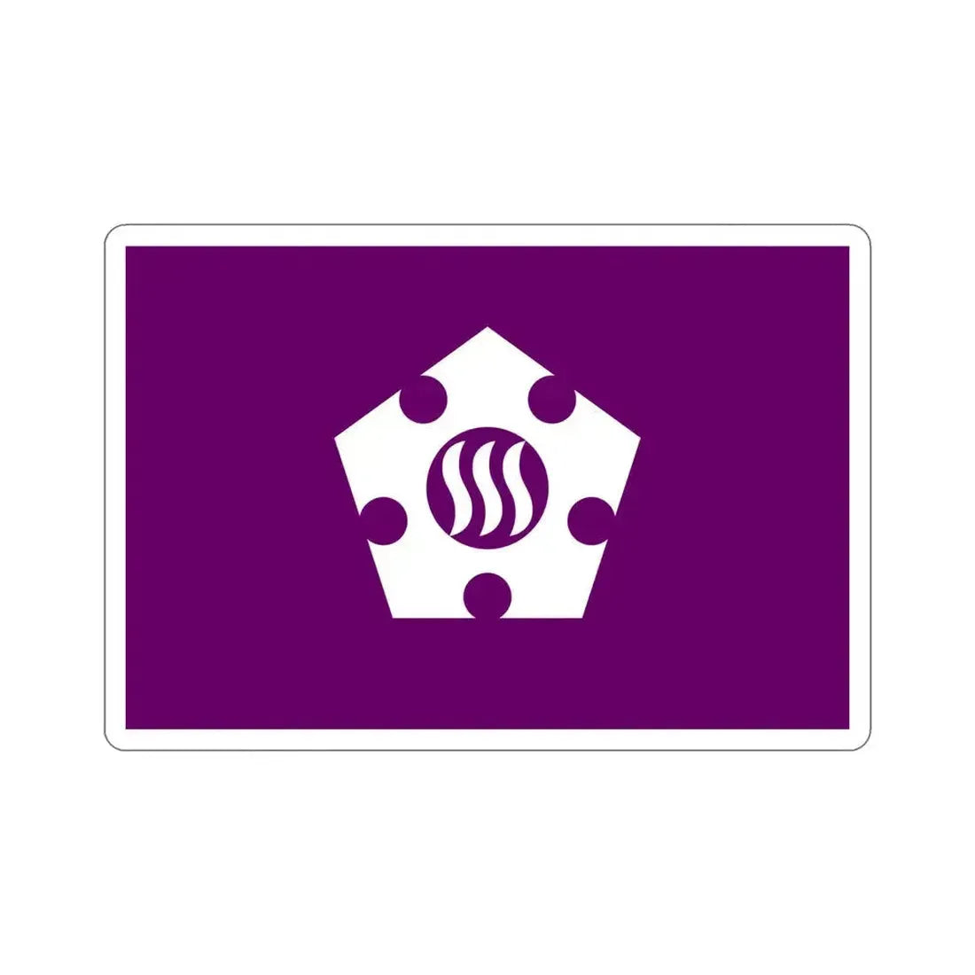 Flag of Tachikawa Tokyo Japan STICKER Vinyl Die-Cut Decal 6 Inch - The Sticker Space