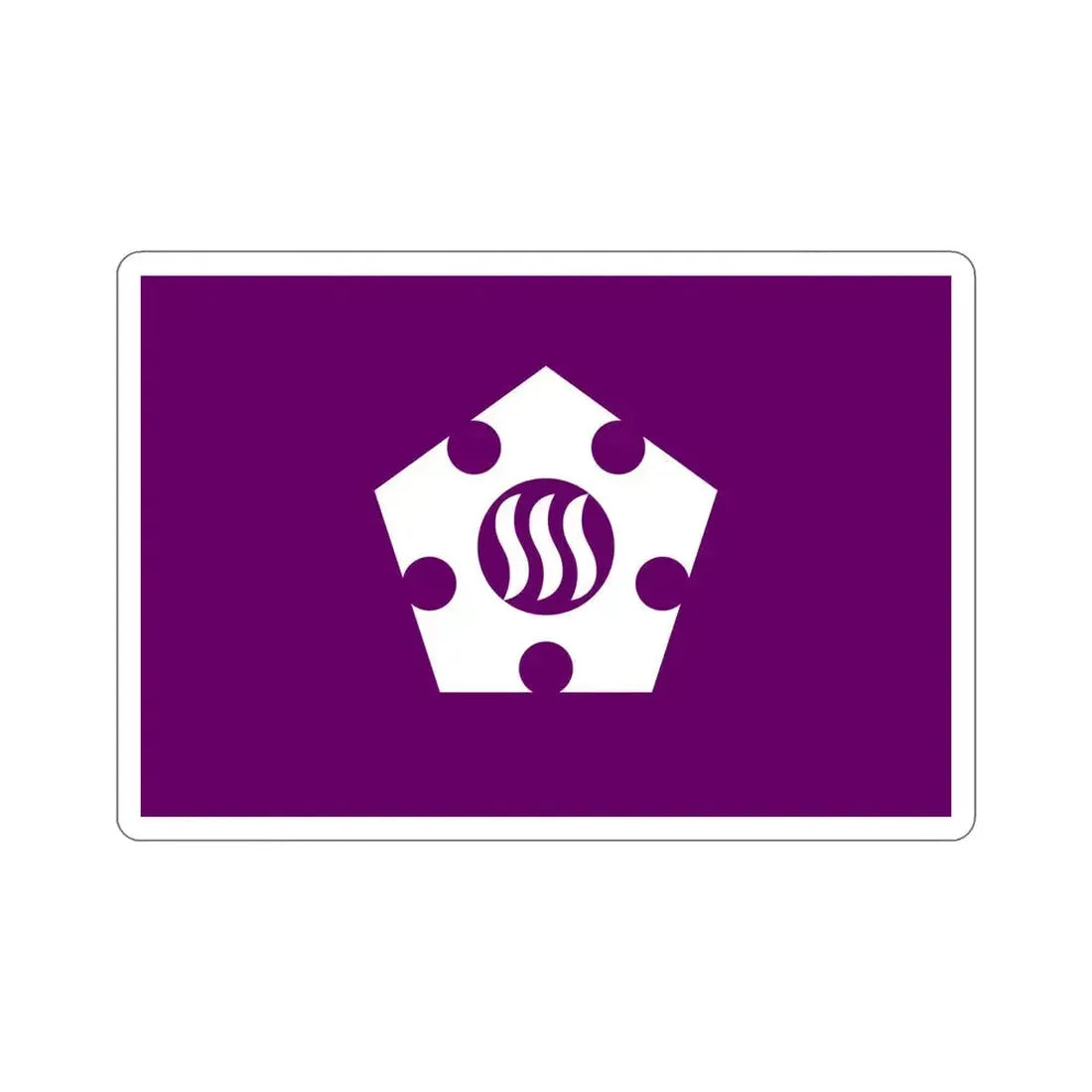 Flag of Tachikawa Tokyo Japan STICKER Vinyl Die-Cut Decal 6 Inch - The Sticker Space