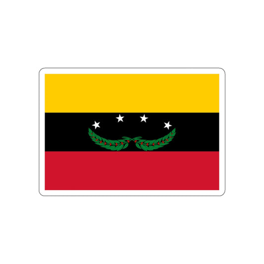 Flag of Táchira Venezuela STICKER Vinyl Die-Cut Decal-White-The Sticker Space