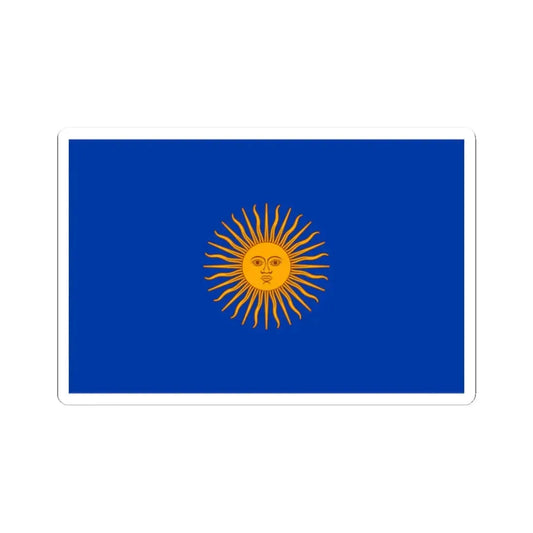 Flag of Tacna Regiment 1820 proposal (Peru) STICKER Vinyl Kiss-Cut Decal 2 Inch White - The Sticker Space