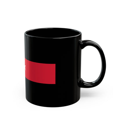 Flag of Tacuara Nationalist Movement - Black Coffee Mug-The Sticker Space