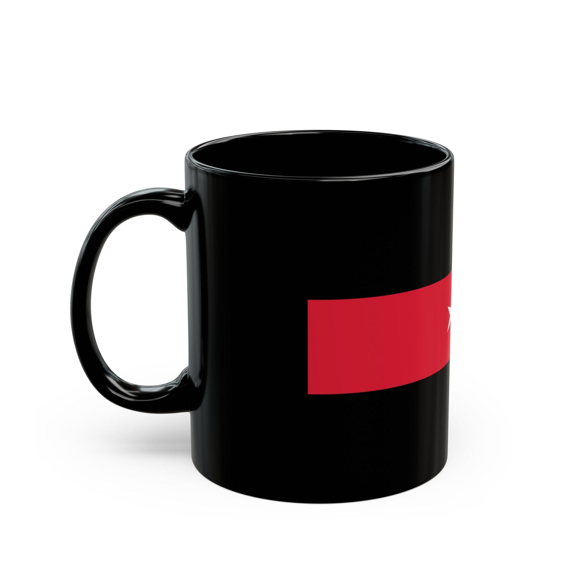 Flag of Tacuara Nationalist Movement - Black Coffee Mug-The Sticker Space