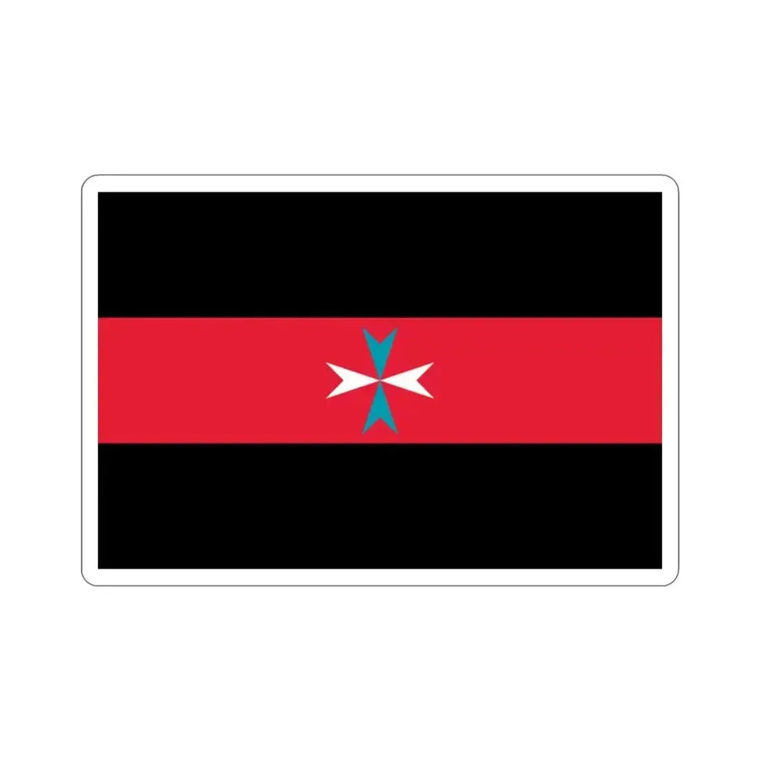 Flag of Tacuara Nationalist Movement STICKER Vinyl Die-Cut Decal 2 Inch - The Sticker Space